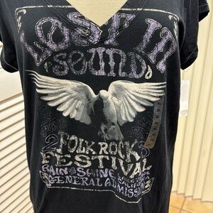 GAP Lost In Sound Folk Rock Festival Shirt with White Dove Size XL